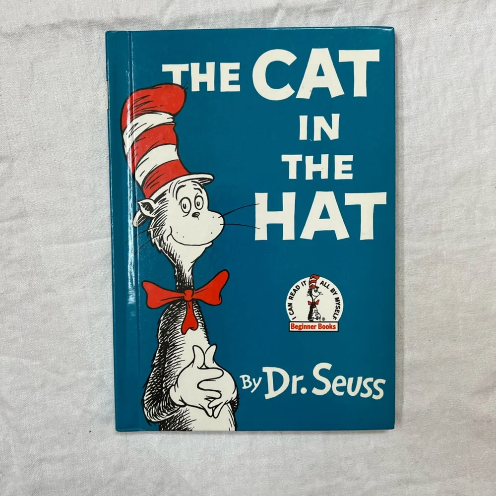 Dr Seuss Books 4 Cat In The Hat & Comes Back Green Eggs and Ham Wocket In Pocket